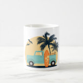 Retro Coffee Tasse surfen (Mittel)