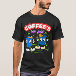 Retro Coffee's My Jam Nostalgische Tanzbecher T-Shirt
