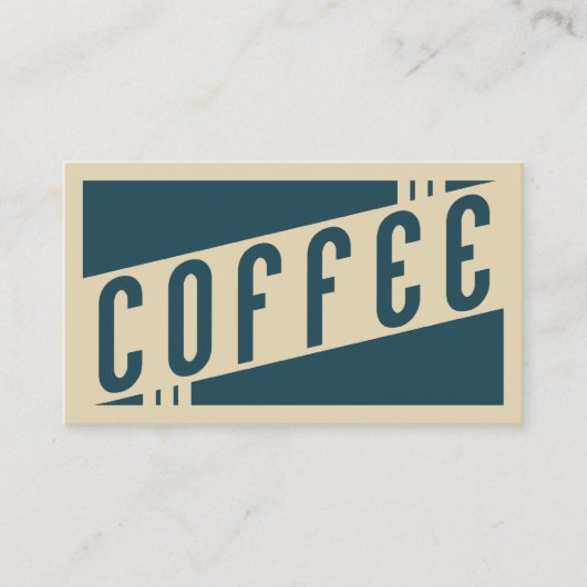 Retro-Coffeesektkarte Treuekarte (Vorderseite)