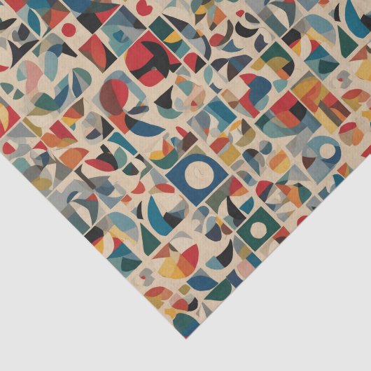 Retro Collage Seidenpapier (Ausschnitt)