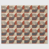 Retro Collage Wall Art: Folies Abstrakt Geschenkpapier (Flach)