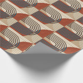 Retro Collage Wall Art: Folies Abstrakt Geschenkpapier (Ecke)