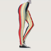 Retro Color American Flag #9 Leggings (Rechts)