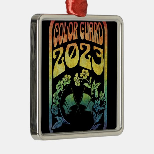Retro Color Guard Ornament (Rechts)