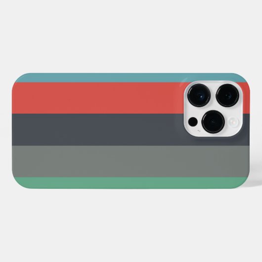 Retro Color iPhone Hülle (Rückseite (Horizontal))