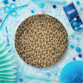 Retro Color Leopard Print Skin #2 Pappteller (Party)