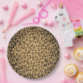 Retro Color Leopard Print Skin #2 Pappteller (Party)