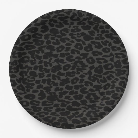 Retro Color Leopard Print Skin #85 Pappteller (Vorderseite)