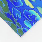 Retro Color Leopard Print Skin #8 Fleecedecke (Ecke)