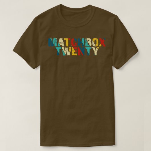 Retro Color Matchbox 22 T-Shirt (Design vorne)