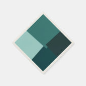 Retro Color Modern Geometric Muster #7 Serviette (Ecke)