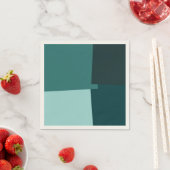 Retro Color Modern Geometric Muster #7 Serviette (Beispiel)