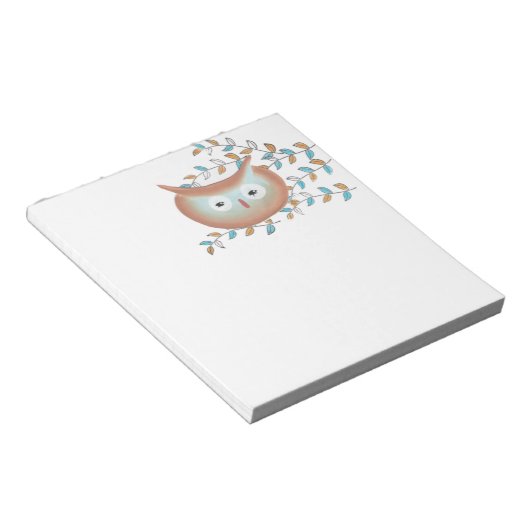 Retro Color Owl Note Pad Notizblock (angewinkelt)