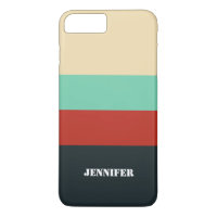 Retro Color Stripes iPhone 7 Fall, selten dort