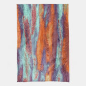 Retro Color Wood Grain Textur Geschirrtuch (Vertikal)