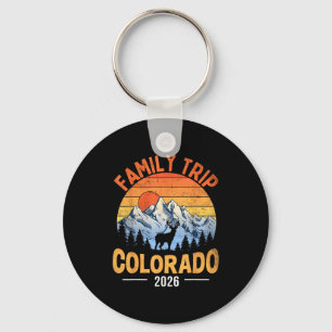 Retro Colorado Bergfamilienausflug 2026 passend Schlüsselanhänger