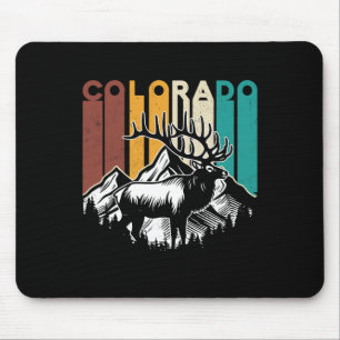 Retro Colorado-Elch-Wildnis-Berg-Vintage-Colora Mousepad
