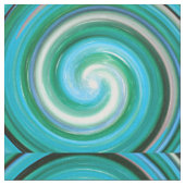 Retro Colored Drehung Abstrakt Art #9 Stoff (Nahaufnahme)