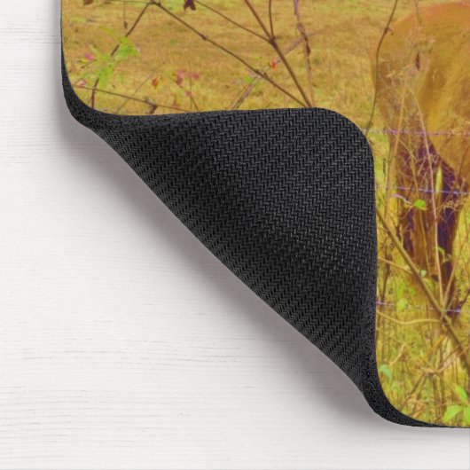 Retro Colored Horse Mousepad (Ecke)
