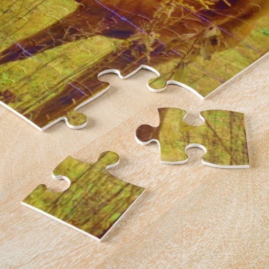 Retro Colored Horse Puzzle (Seite)