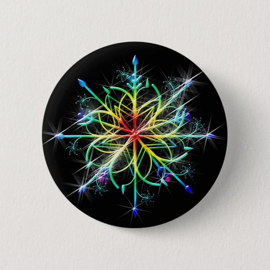 Retro Colored Star Button (Vorderseite)