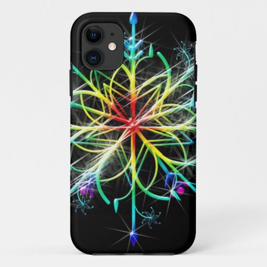 Retro Colored Star Case-Mate iPhone Hülle (Rückseite)
