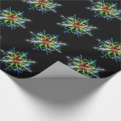 Retro Colored Star Geschenkpapier (Ecke)