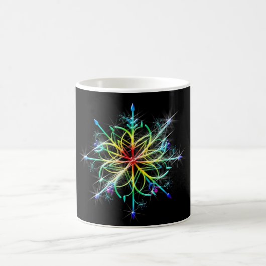 Retro Colored Star Kaffeetasse (Mittel)
