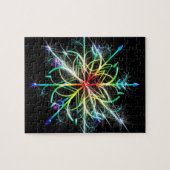 Retro Colored Star Puzzle (Horizontal)