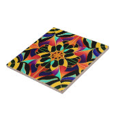 Retro Colorful Art Deco Fliese (Seite)