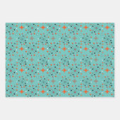 Retro Colorful Funky Patterns Set 5 Geschenkpapier Set (Vorderseite)