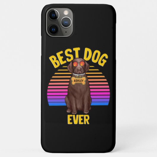 Retro Colorful Funny Labrador Retriever Best Dog Case-Mate iPhone Hülle (Rückseite)