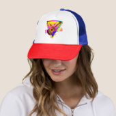 Retro Colorful Guitar Truckerkappe (Beispiel)