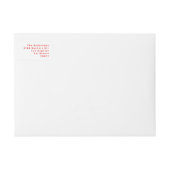 Retro-COLORFUL MERRY CHRISTMAS-Umschlag (Vorderseite)