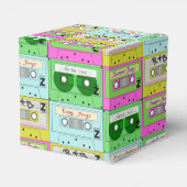 Retro Colorful Music Cassettes Fvor Box Geschenkschachtel (Rückseite)