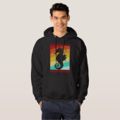 Retro Colorful Seahorse Hoodie (Vorne ganz)