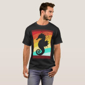 Retro Colorful Seahorse T-Shirt (Vorne ganz)
