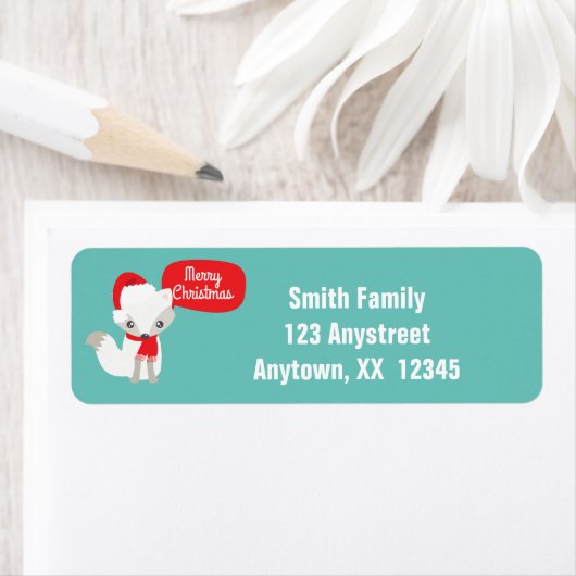 Retro Colors Christmas Fox (Insitu)