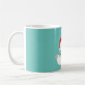 Retro Colors Christmas Fox Kaffeetasse (Links)