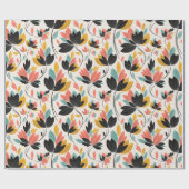 Retro Colors  Geschenkpapier (Flach)