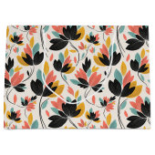 Retro Colors  Große Geschenktüte (Vorderseite)