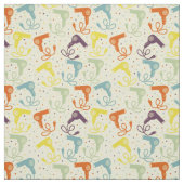 Retro Colors Haartrockner Entlüfter Gemustert Stoff (Muster)