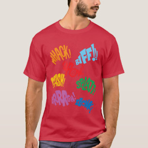 Retro-Comic-Action-Soundeffekte Whack Kapow T-Shirt
