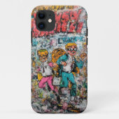 Retro Comic Adventure Mobile Case (Rückseite)