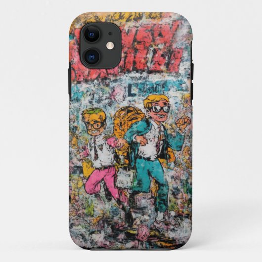 Retro Comic Adventure Mobile Case (Rückseite)