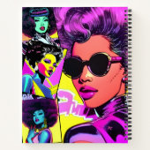 Retro Comic Art Notizblock (Rückseite)