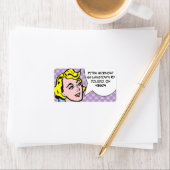 Retro Comic Book Address Labels Adressaufkleber (Insitu)