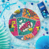 Retro-Comic-Book-Explosion POOF Pop-Art-Party Pappteller (Party)