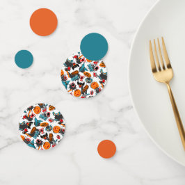 Retro Comic Book Halloween Konfetti