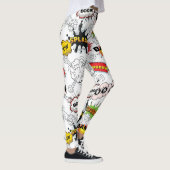 Retro-Comic-Book-Pop-Art-Leggings Leggings (Rechts)